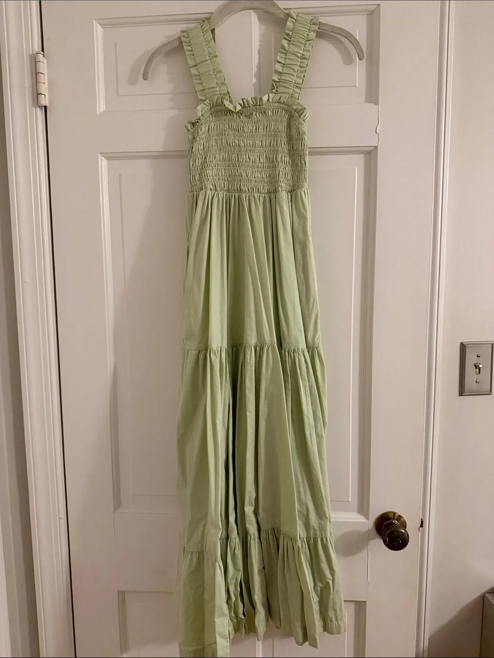 Abercrombie & Fitch Light Green Maxi Dress
